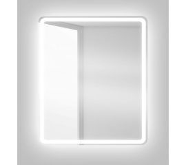 Зеркало со встроенным светильником и кнопочным выключателем BelBagno SPC-MAR-600-800-LED-BTN 
