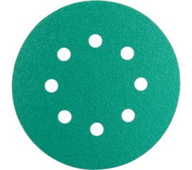 Диск шлифовальный DC341 Film Green (100 шт/уп; 125 мм; 8 отверстий; Р180) Hanko DC341.125.8.0180 