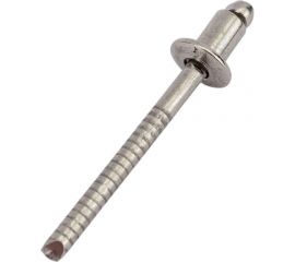 Вытяжная нержавеющая заклепка со стандартным бортиком KREPFIELD 4x6 мм, ART 9052, А2, 50 шт. 9052ЗАКЛЕПКА4Х6А2-50 