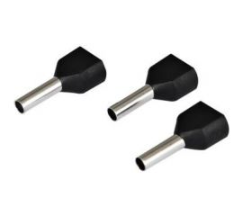 Изолированный двойной наконечник-гильза HLT Ншви2 1.5-8 мм черный упаковка 100 шт 084-04-56,084-04-056 4670042794241 