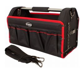 Сумка для инструментов COFRA с метал. фурнитурой, 425x200x260 мм, цвет красный/черный TC-4219WR 