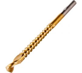 Сверло фрезерное универсальное (5x80 мм; HSS TiN; цилиндрический хвостовик) ТУНДРА 3005536 