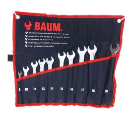 Набор комбинированных ключей BAUM 10 предметов, 8-19 мм 30-10M 