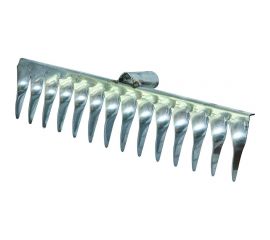 Витые 14-тизубые грабли без черенка ООО Агростройлидер нержавеющая сталь САД-08.08 