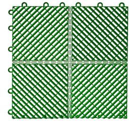 Садовые дорожки, покрытие для сада, дачи, террасы, бассейна ПластФактор City 1 кв.м. зеленый 4627080346789 