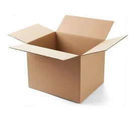Картонная коробка ВОЛГА ПОЛИМЕР, гофрокороб 4-х клапанный, 30x30x40 см, Т-23, профиль В, бурый, 10 шт. Т553 