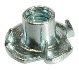 Крыльчатая мебельная забивная гайка DINFIX DIN 1624, оцинкованная, М6, 50 шт. 00-00002843 