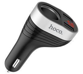 Автомобильное зарядное устройство Hoco Z29, порт прикуривателя, 2xUSB, черный 6957531092186 