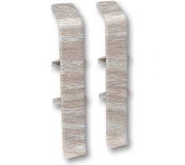 Соединитель для плинтуса DECONIKA (85 мм; 294 Орех антик; 2 шт.) Д-П85-С-Ф2 294 ОРХ АНТ 