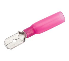 Изолированная термоусаживаемая клемма "папа" Nord-Yada 6.3мм 0.5-1.5кв.мм (красная) 906333 