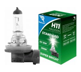 Галогенная лампа Rekzit Standard H11, 55 Вт, 12 В 90110 