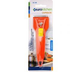 Скребок для чистки стеклокерамики Eurokitchen красный/желтый RS-14R 