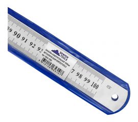 Измерительная линейка vertextools 1000 мм, металлическая 3042-1000 