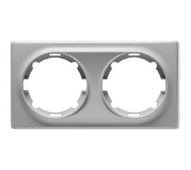Двойная рамка OneKeyElectro, цвет серый 1E52201302 2172852 
