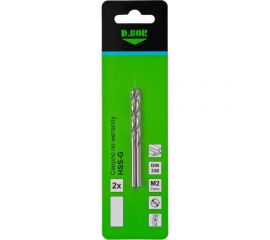 Сверло по металлу шлифованное HSS-G DIN 338 3х33х61 мм, 2 шт D.BOR D-TD-338-HSS-030-02 