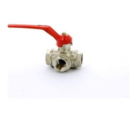 Кран ITAP ВВ 1/2 3-ходовой тип T ручка 128 1\/2T 