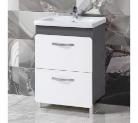 Тумба для ванной Акваль Сеул 60 см СЕУЛ.62.10.27.N 