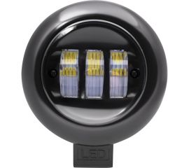 Противотуманная фара светодиодная автомобильная LEDZILLA круглая с СТГ, 30Вт 10-30В, балка дальнего света, ПТФ, для авто, противотуманки, 1 шт G0017 