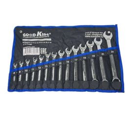 Набор рожково-накидных ключей GOODKING 14 предметов KRN-10018 