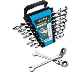 Набор комбинированных трещоточных ключей GOODKING 8 предметов TKS-11008 