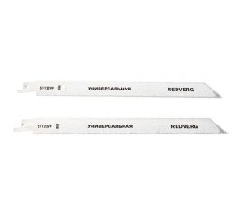 Полотно для сабельной пилы S1122VF BIM (по дереву, металлу, пластику, 255 мм, 2 шт.) REDVERG 6623578 