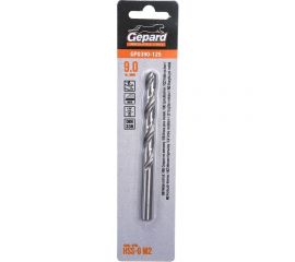 Сверло по металлу спиральное 9.0х81х125 мм, HSS-G GP0390-125 