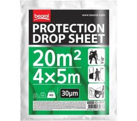 Пленка защитная 4x5 м, 30 мкм BEOROL 245819 