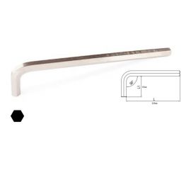 Г-образный удлиненный 6-гранный ключ 17мм IZELTAS 4903220170 