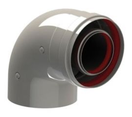 Колено коаксиальное стартовое (60/100 мм; 90°) BaltGaz 30845 