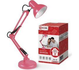 Настольный светильник IN HOME СНО 15Р на основании 60Вт E27 230В РОЗОВЫЙ 4690612035857 