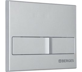 Кнопка для инсталляции BERGES NOVUM L2 матовый хром 040012 