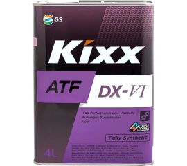 Синтетическое трансмиссионное масло KIXX ATF DX-VI 4л L252444TE1 