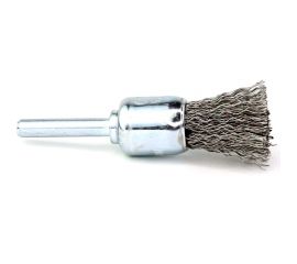 Щетка для дрели концевая 17 мм, с хв-м 6 мм, гофрированная нержавеющая сталь 0.30 мм 9-043 EuroBrush FW-WSS2 