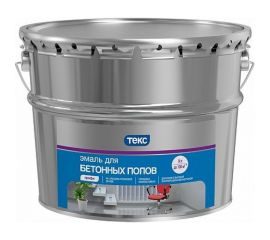 Эмаль для бетонных полов ТЕКС Профи (серая; 9 л) 53318 