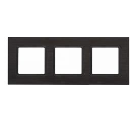 Рамка ЭРА 14-5203-05 на 3 поста, металл, Elegance, чёрный+антрацит Б0034555 