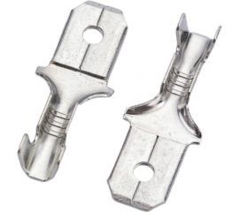 Плоский неизолированный луженый разъем КВТ РП-П(л) 2,5 - (6,3) 89247 