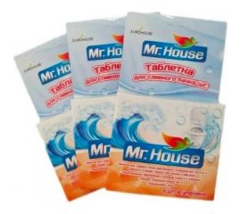 Таблетки для сливного бачка EUROHOUSE 4 шт, в коробке 14895 