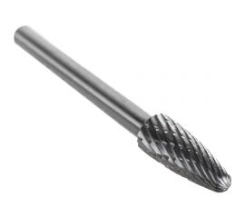 Бор-фреза форма F парабола с закругленной головой DC (8х20/65 мм; хвостовик 6 мм) D.BOR RB-DC-F-08-065-6 