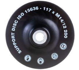 Оправка ребристая (125 мм; М14; жесткая) для фибровых кругов RoxelPrо 110944 