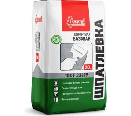 Шпатлевка цементная Старатели Базовая 20 кг 3277/2563 
