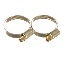 Набор хомутов Профитт нерж. червячный 25-40-х под отвёртку, 2 шт 3174404 