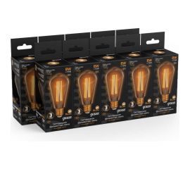 Лампа Gauss LED Filament ST64 E27 8W Golden 740lm 2400К 157802008 