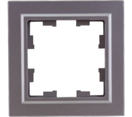 1-местная рамка IEK Brite ру-1-брс сталь BR-M12-K46 