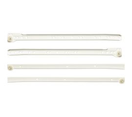 Роликовые направляющие Mebax 450 мм, белые 00-00001621 