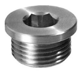 Цилиндрическая пробка с буртом ЦКИ DIN 908, М20x1.5, Б/П, 5 шт. 37578 