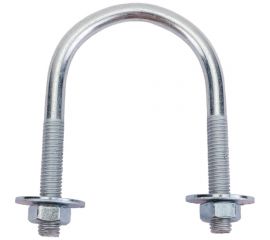 Трубный хомут для крепления телевизионных антенн тарелок на трубу диаметром 40-49 мм Невский Крепеж 824749 