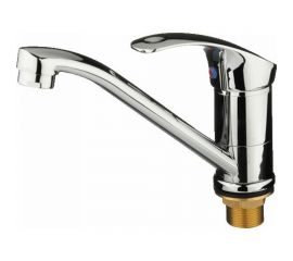 Смеситель для кухни LEDEME картридж диаметр 35 мм, излив L-15 см с гайкой L4536-2 65774 