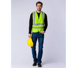 Сигнальный жилет ФАКЕЛ Неон СОП-4, тип 3Э, лимонный, полиэфир, размер 48-50 87472248.001 