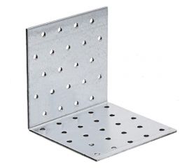 Крепежный равносторонний уголок Невский Крепеж цинк, 60x60x80x2 мм 922479 