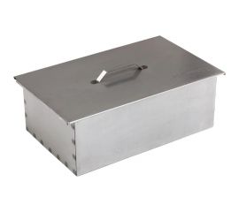 Двухъярусная коптильня с поддоном для сбора жира Тонар 450x280x170 мм, сталь 1.5 мм К-002 071803 